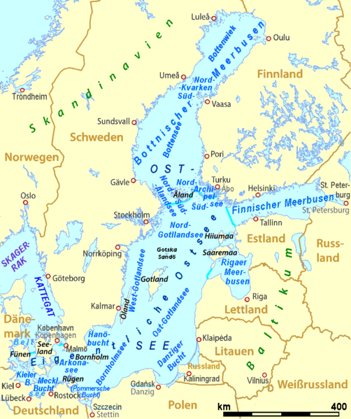 Grundwissen II: Einmal um die Ostsee – Ostseefan / Baltic Sea fan